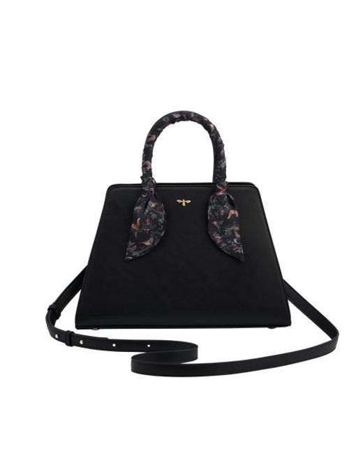 Fable England Black Grace Structured Tote