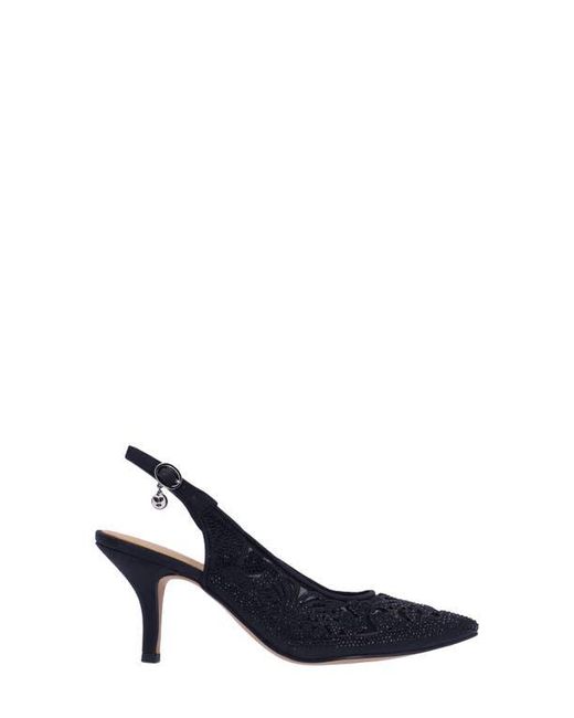 J. Reneé Blue Vanani Slingback Pointed Toe Pump