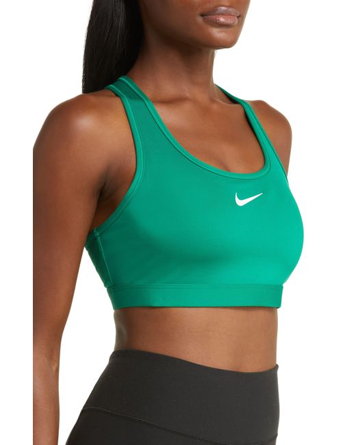 Nike Green Dri-fit Padded Sports Bra