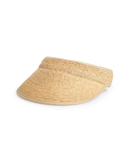 Lack of Color Natural Raffia Visor