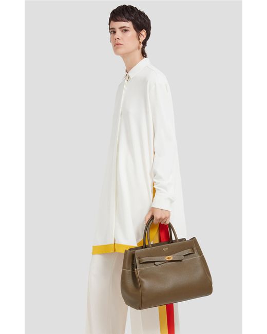 mulberry leather satchel