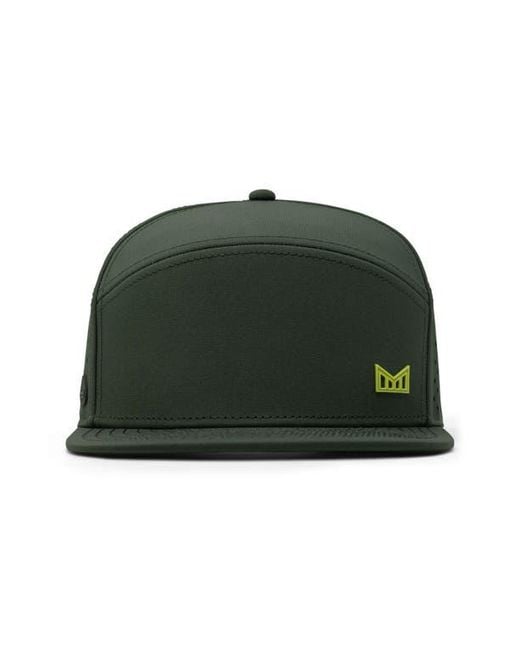 Melin Green Trenches Icon Hydro Performance Snapback Hat for men