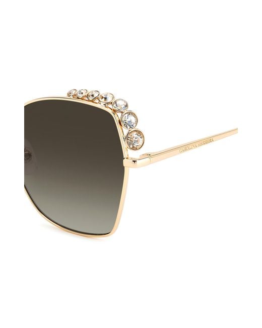 Carolina Herrera Multicolor 59mm Square Sunglasses