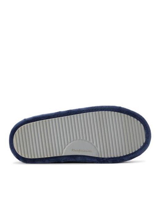 Dearfoams Blue Holiday Novelty Clog Slipper