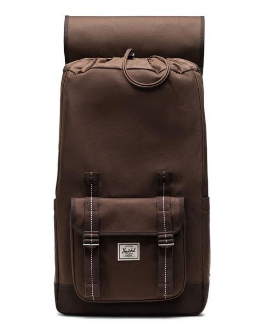 Herschel Supply Co. Brown Premium Little America Recycled Polyester Backpack