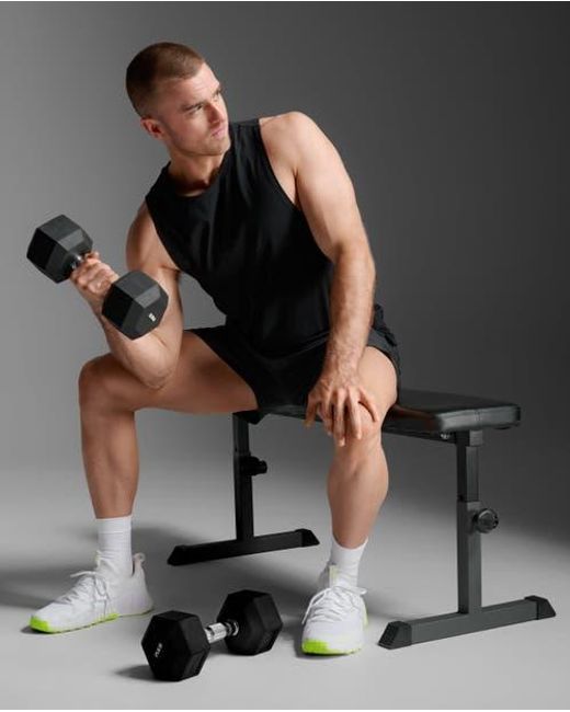 2xu Black Motion Cotton Flex Tank for men