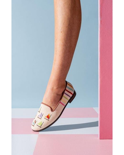 PAIGE Pink By Paige Needlepoint Nautical Flat