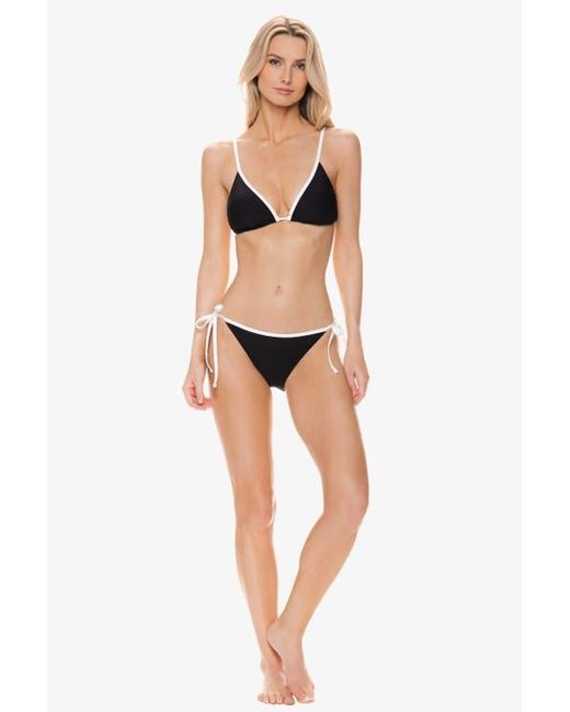 Helen Jon Black String Bottom With Binding