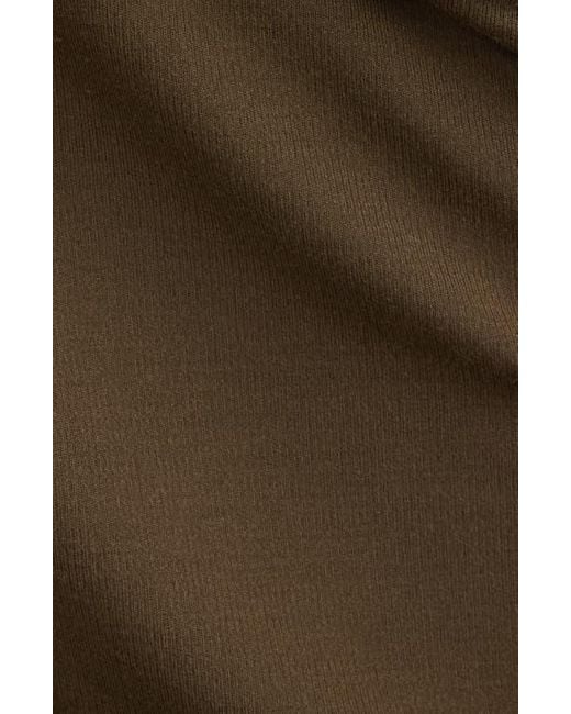 Isabel Marant Brown Dressi Draped Jersey Top