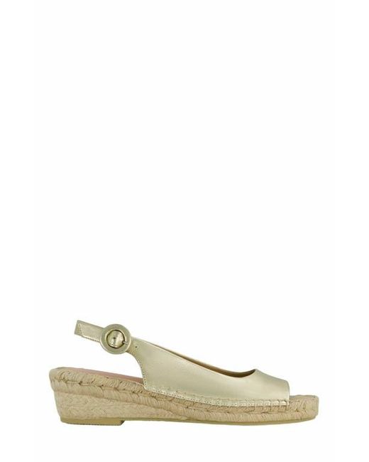 Bernardo Metallic Melila Espadrille Wedge