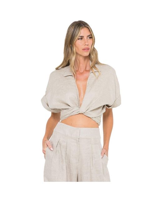 JBQ Gray Chiara Top