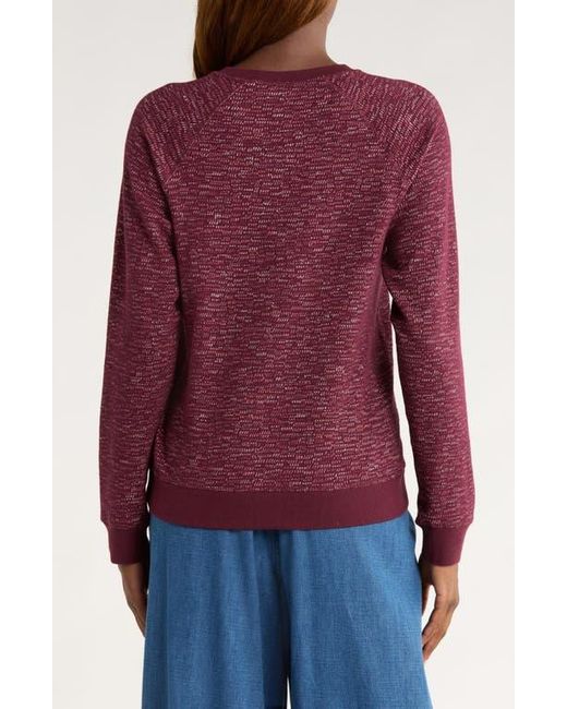 Marine Layer Purple Reversible Raglan Sleeve Top