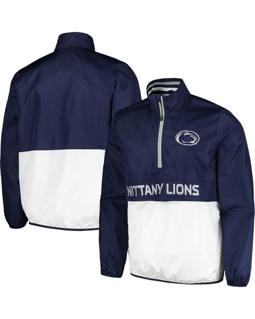 G-III 4Her by Carl Banks Blue Penn State Nittany Lions Cornerman Half-Zip Top for men
