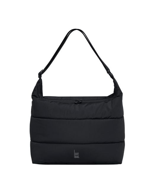 GotBag Black Puffer Square Bag Large