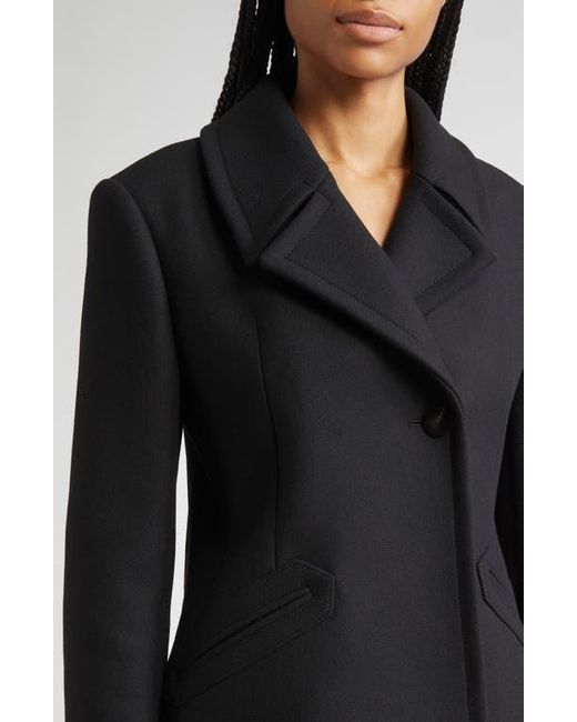 Partow Black Jesse Virgin Wool Blend Jacket
