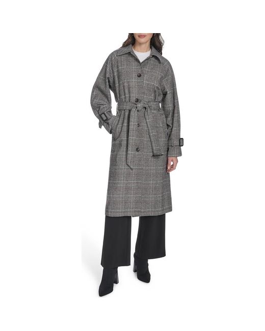 Levi's Gray Belted Longline Coat