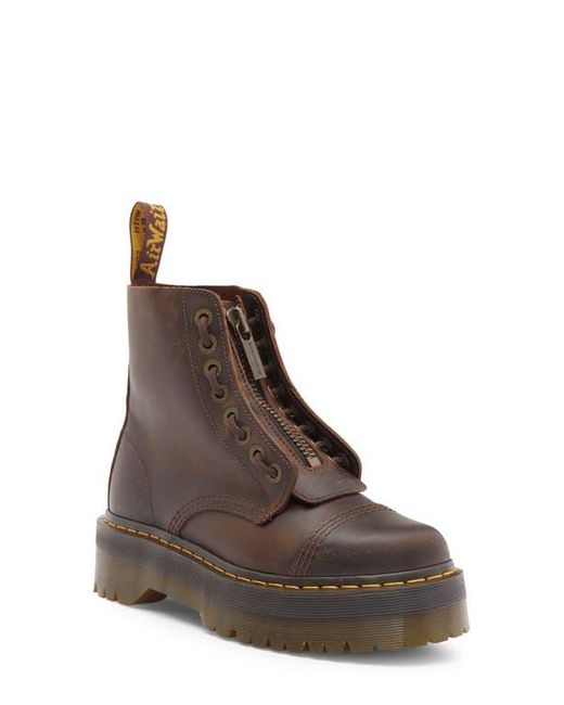 Dr. Martens Brown Sinclair Platform Bootie
