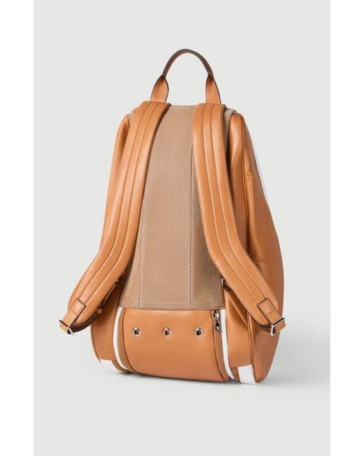 Brunello Cucinelli Brown Padel Backpack for men