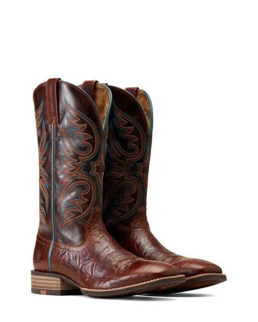 Ariat Brown Richochet Square Toe Cowboy Boot for men