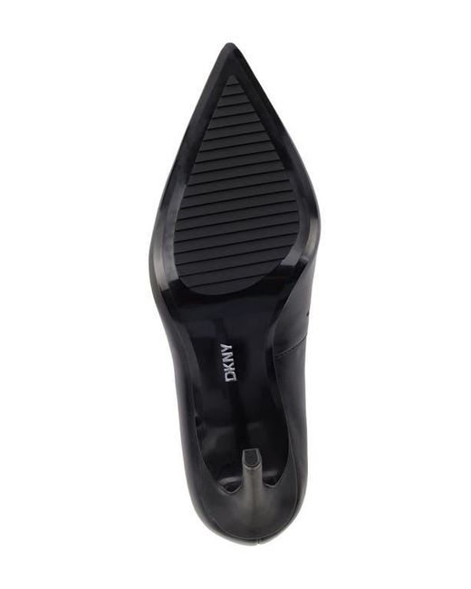 DKNY Black Mickel Pointed Toe Pump