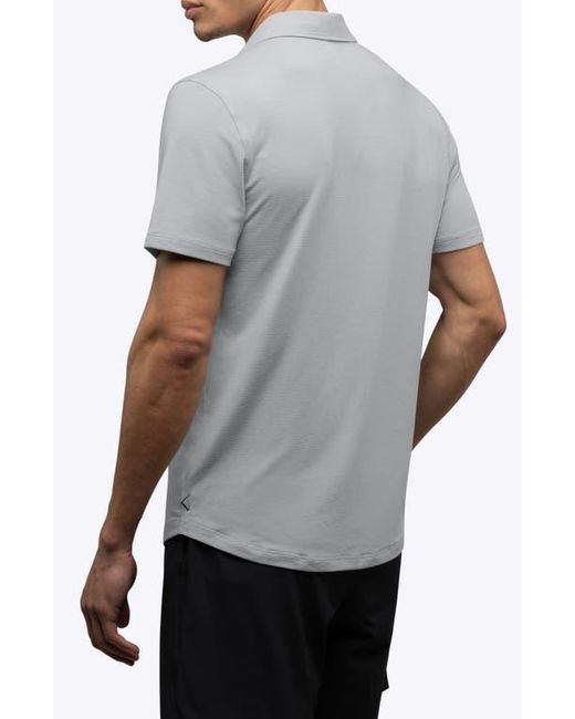 Cuts Gray Crossover Polo for men