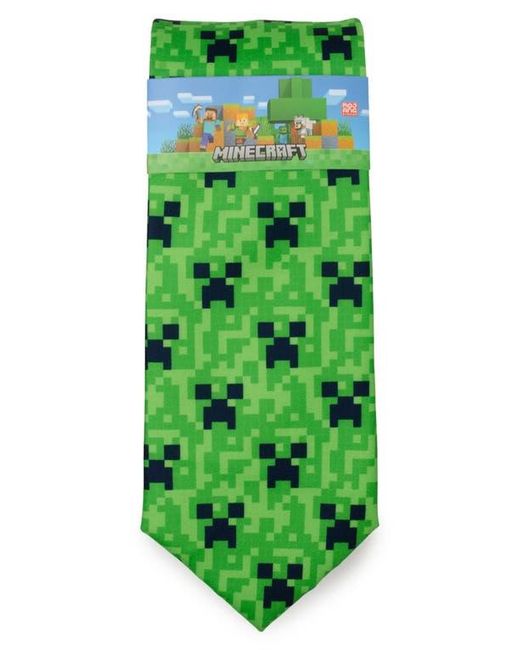Cufflinks Inc. Green Minecraft Creeper Tie for men