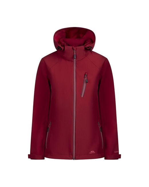 Trespass Red Persephone Soft Shell Jacket