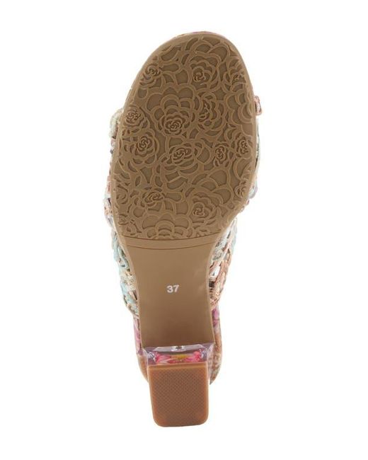 Spring Step White Lacyloops Sandal