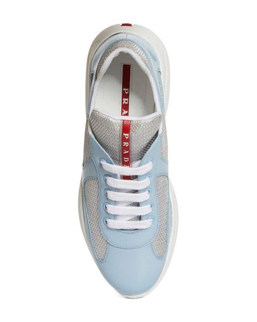 Prada Blue America's Cup Sneaker