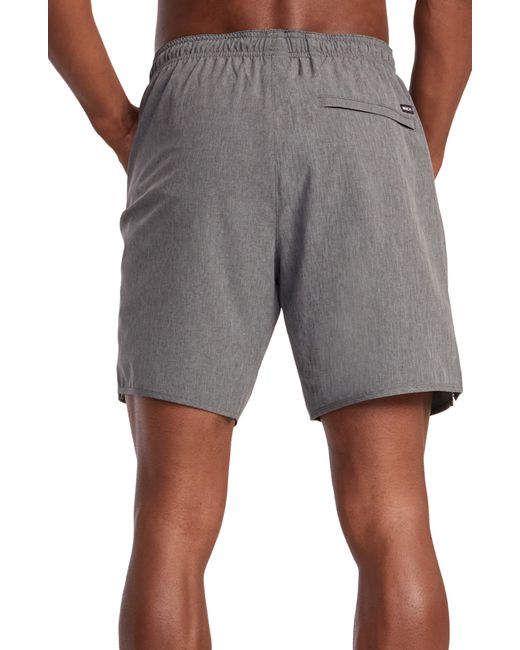 RVCA Gray yogger Stretch Athletic Shorts for men