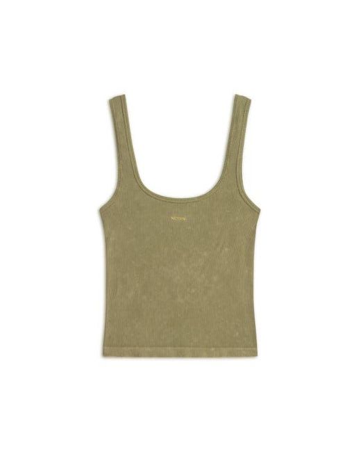 Nocturne Blue Printed Detail Crop Top