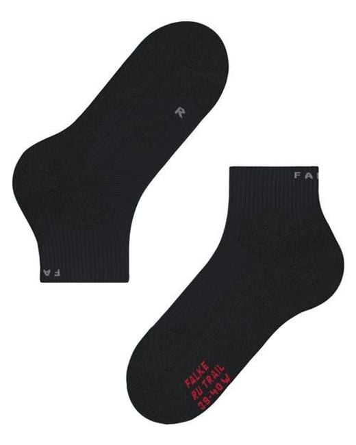 Falke Black Ru Trail Stabilizing Running Socks