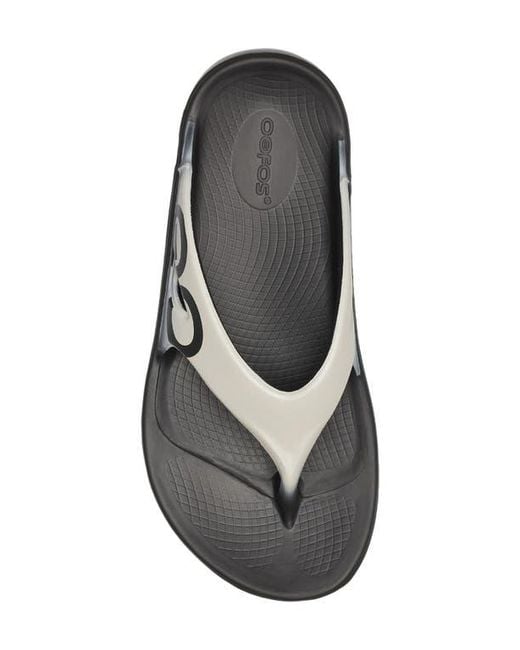 OOFOS Black Ooriginal Flip Flop for men