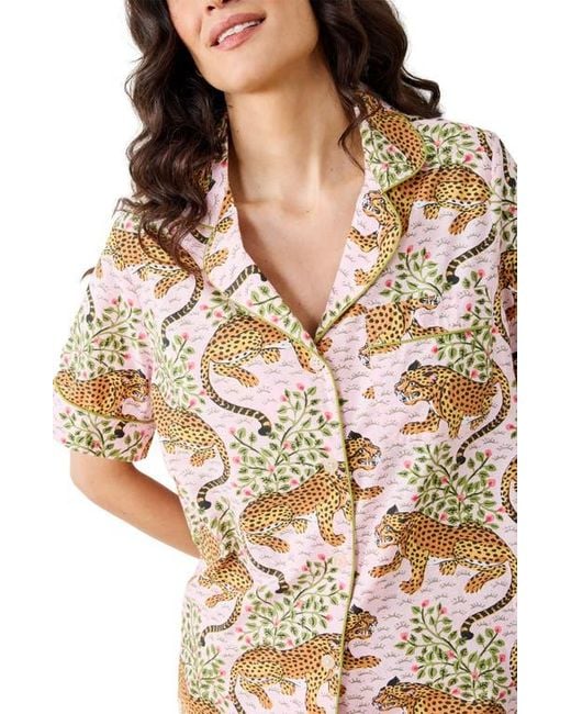 Printfresh Natural Short Pj Set