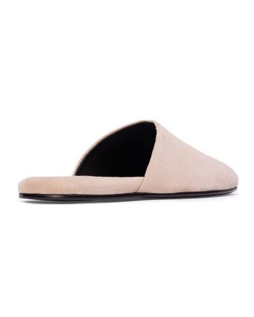Black Suede Studio Pink Shiloh Mule