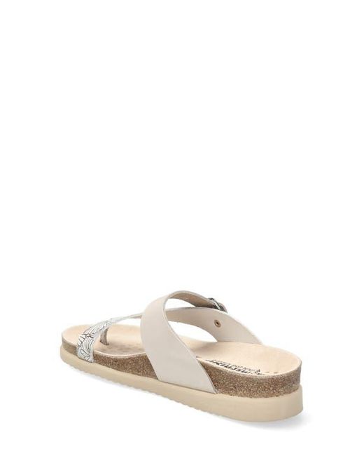 Mephisto White Helen Toe Loop Sandal