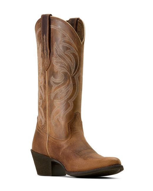 Ariat Brown Heritage J Toe Western Boot