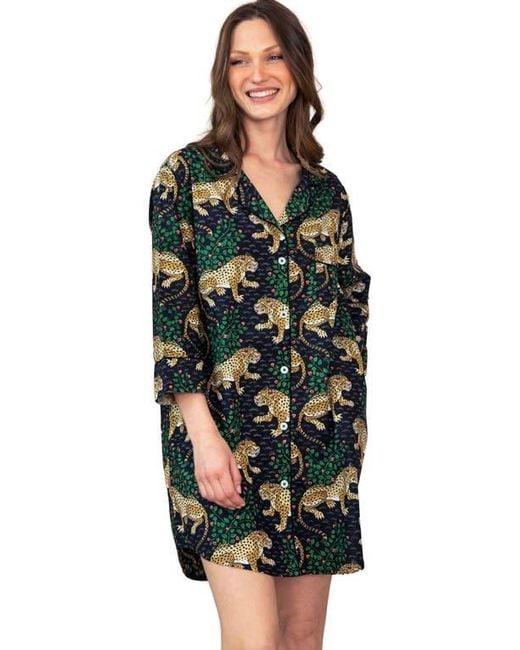 Printfresh Green Sleep Shirt