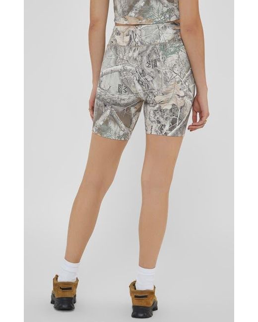 Guess Natural X Realtree Camo Bike Shorts
