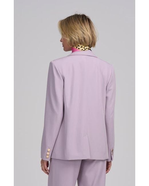 Elle Collection Purple One Button Jacket