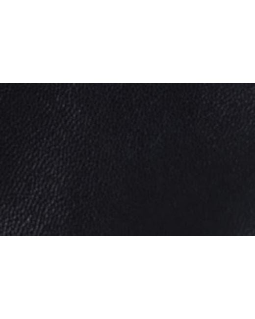 Givenchy Black Zip Shawl Collar Lambskin Leather Bomber Jacket