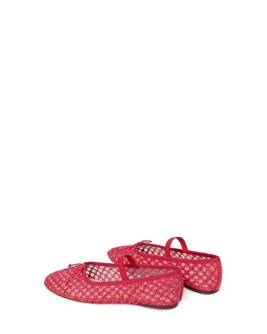 Loeffler Randall Red Leonie Mary Jane Ballet Flat