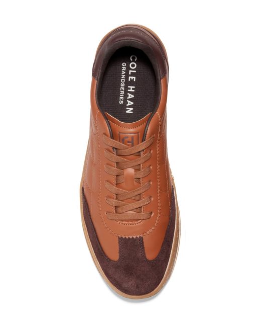 Cole Haan Brown Grandpro Breakaway Leather Sneaker for men