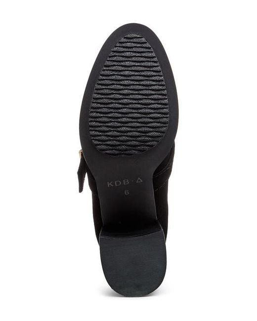 Kelsi Dagger Brooklyn Black Caleb T-Strap Pump