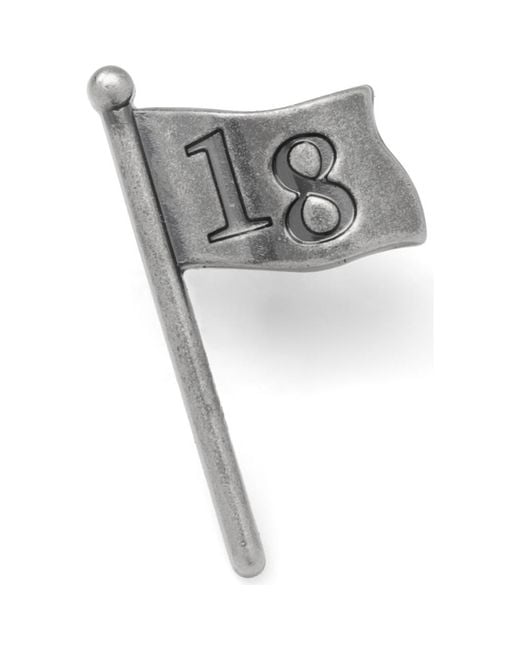 Cufflinks Inc. Gray 18Th Hole Golf Pin for men