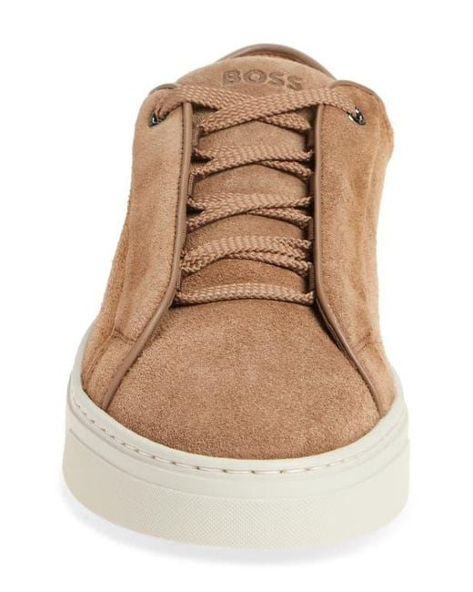 Boss Brown Gary Low Top Sneaker for men