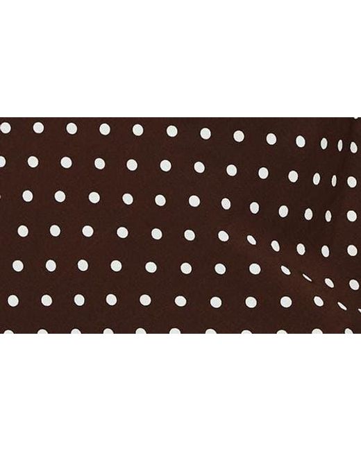 princess polly brown polka dress Polka Dot Maxi Dress Evening Flair S / Dots