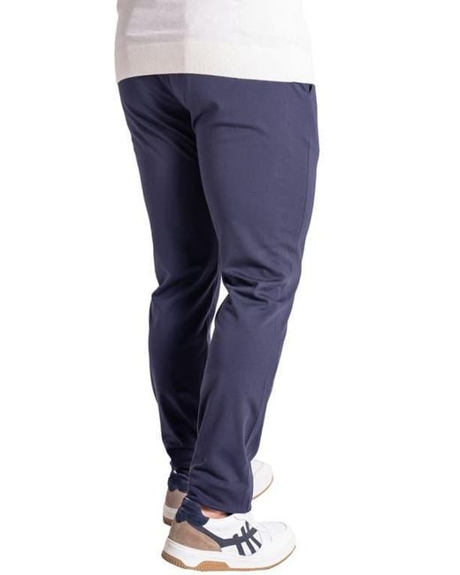 Maceoo Blue Ascension Drawstring Pants for men