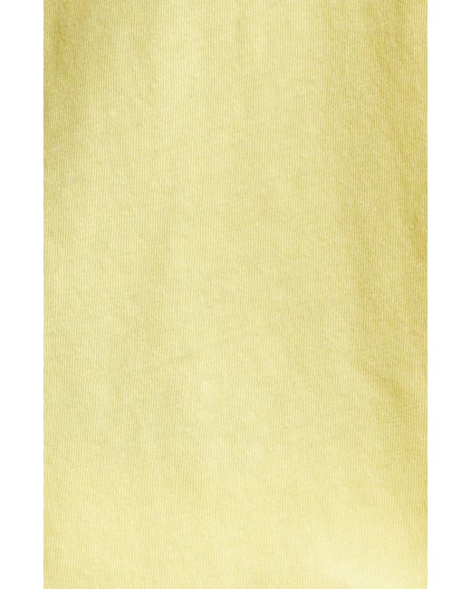 Caslon Yellow Caslon(r) Flutter Sleeve Cotton & Linentop