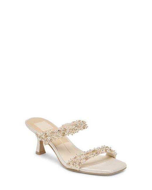 Dolce Vita Natural Genora Rhinestone Sandal